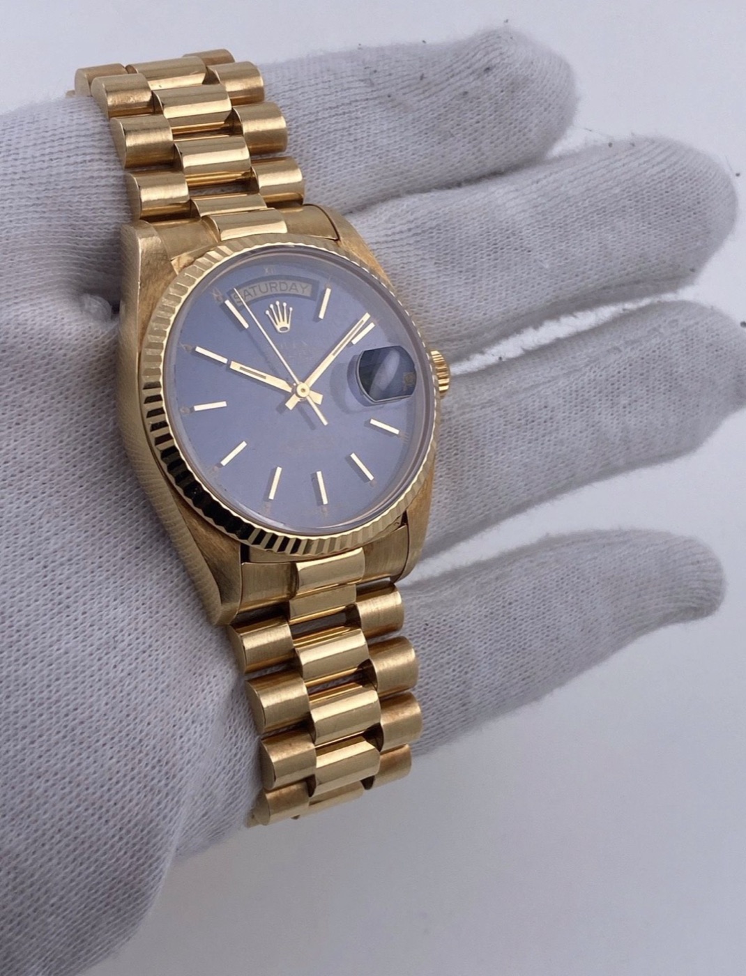 Rolex Day-Date „Stella“ (Blau/Lavendel)